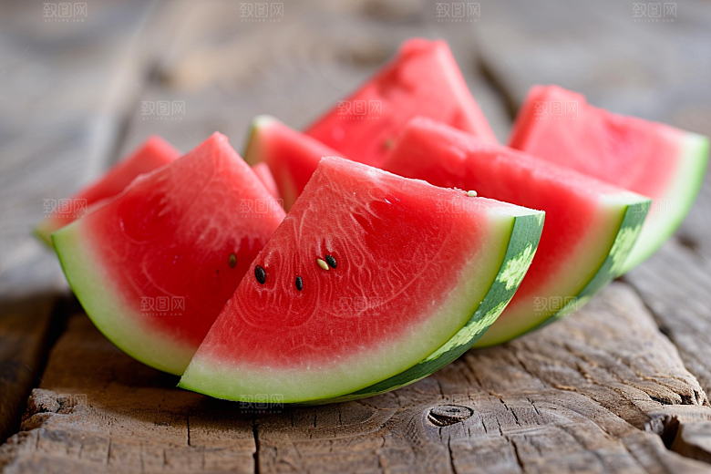 西瓜水果清新夏季