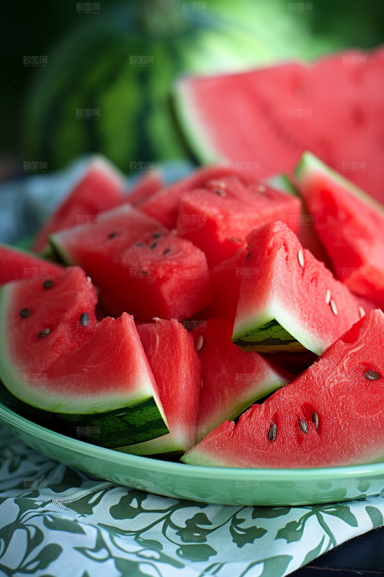 西瓜水果立夏美食