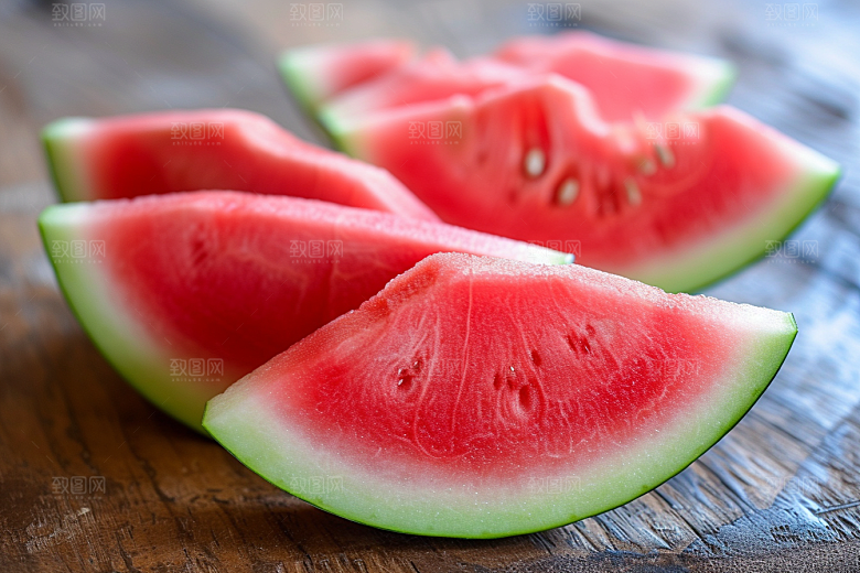 西瓜水果夏天清新