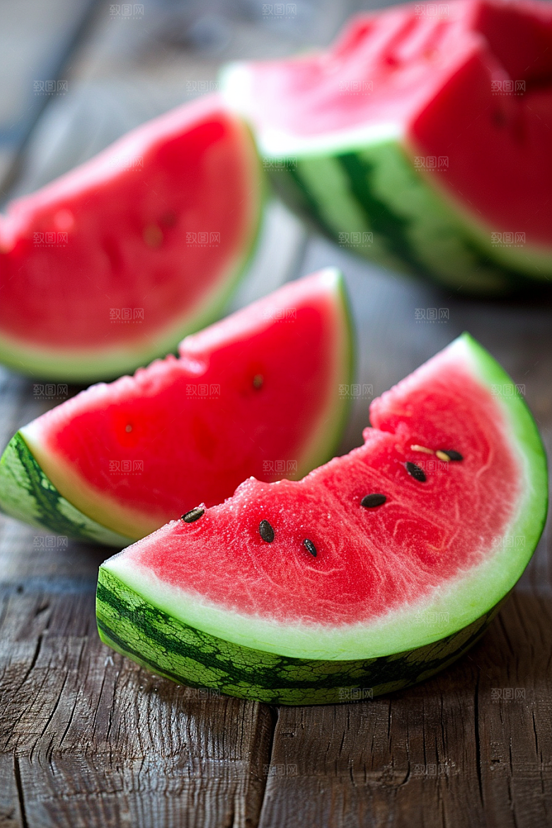 西瓜水果清新夏天