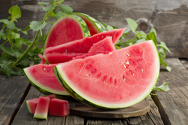 西瓜水果夏天立夏