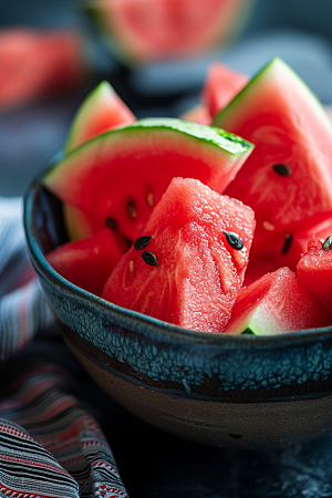 西瓜水果清新立夏