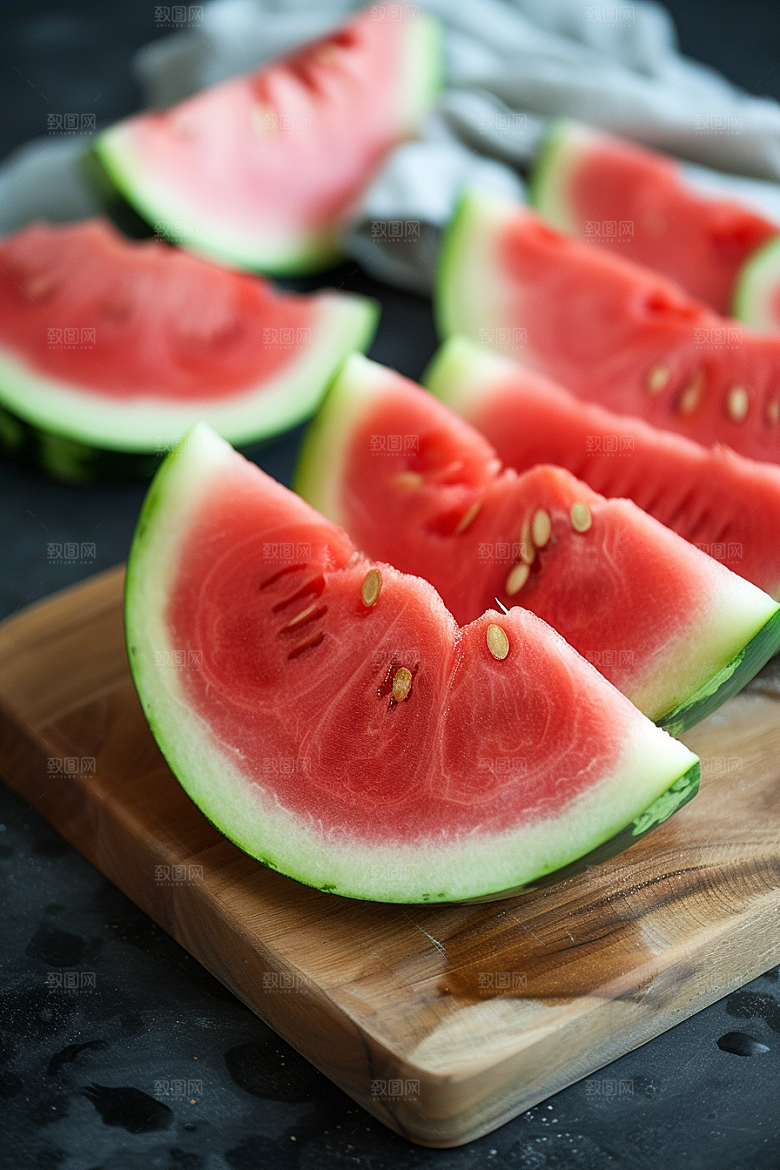 西瓜水果立夏夏天