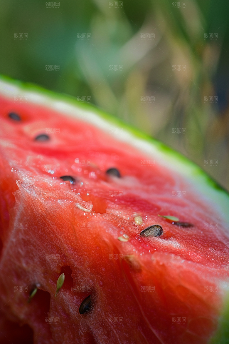 西瓜水果夏季摄影图