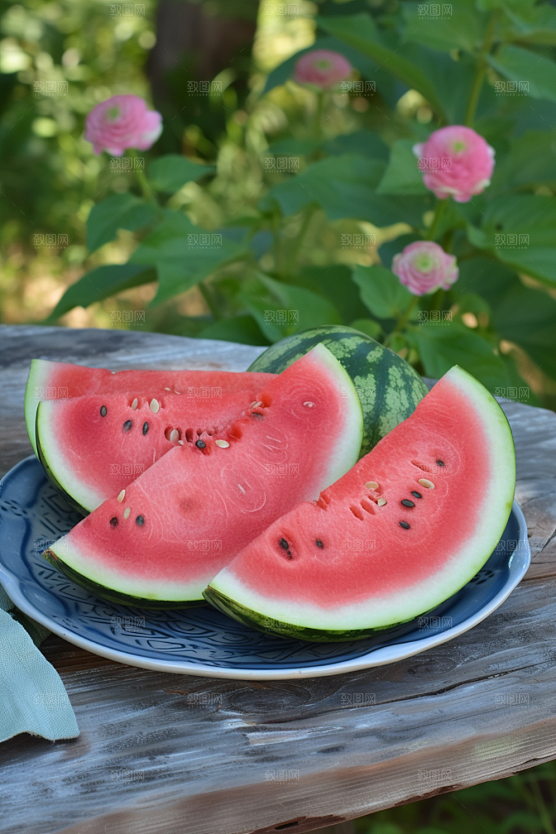 西瓜水果夏天清凉