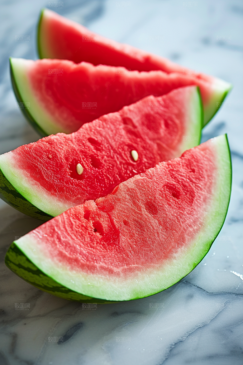 西瓜水果立夏清新
