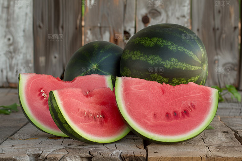 西瓜水果夏季高清