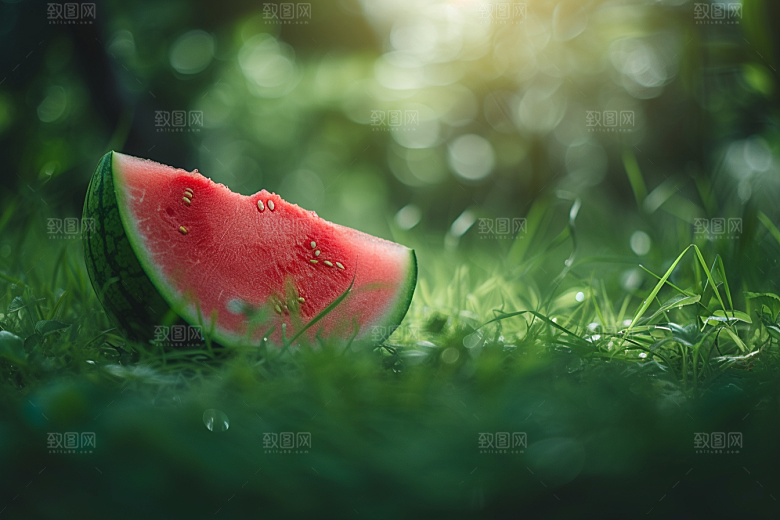 西瓜水果美食高清
