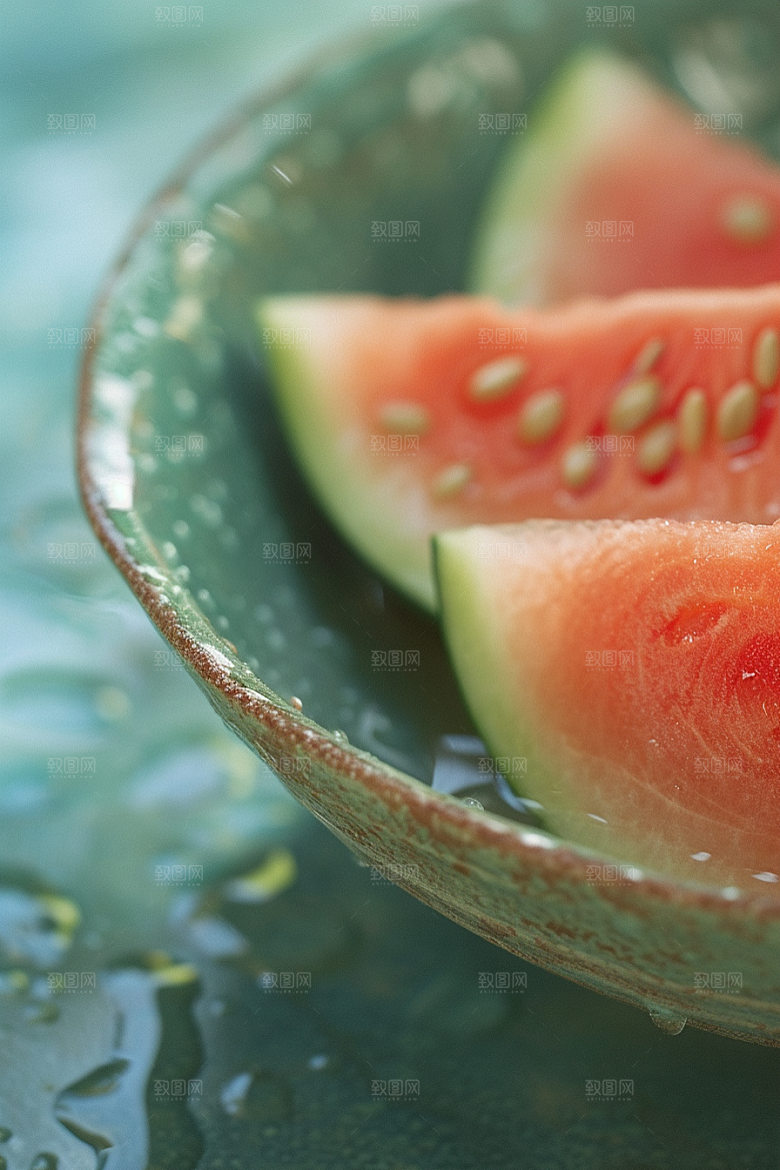 西瓜水果立夏夏季