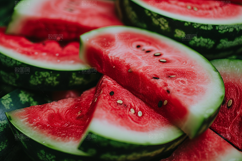 西瓜水果立夏清新