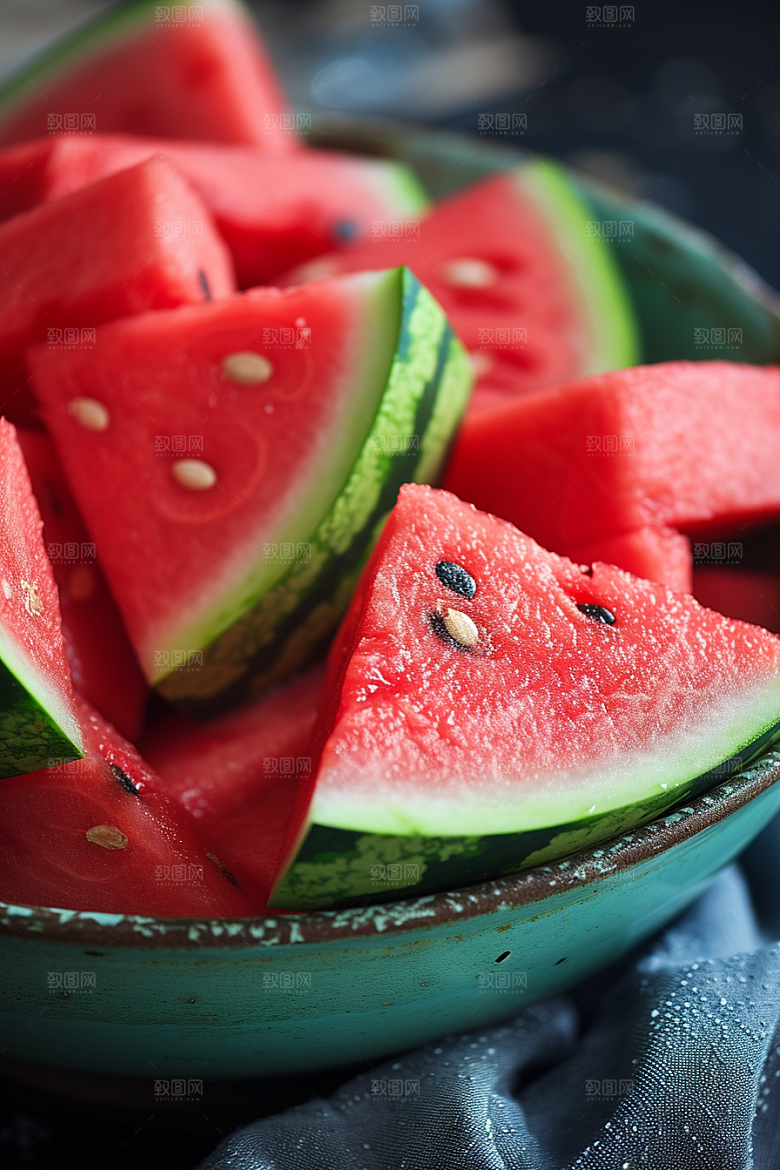 西瓜水果清新立夏