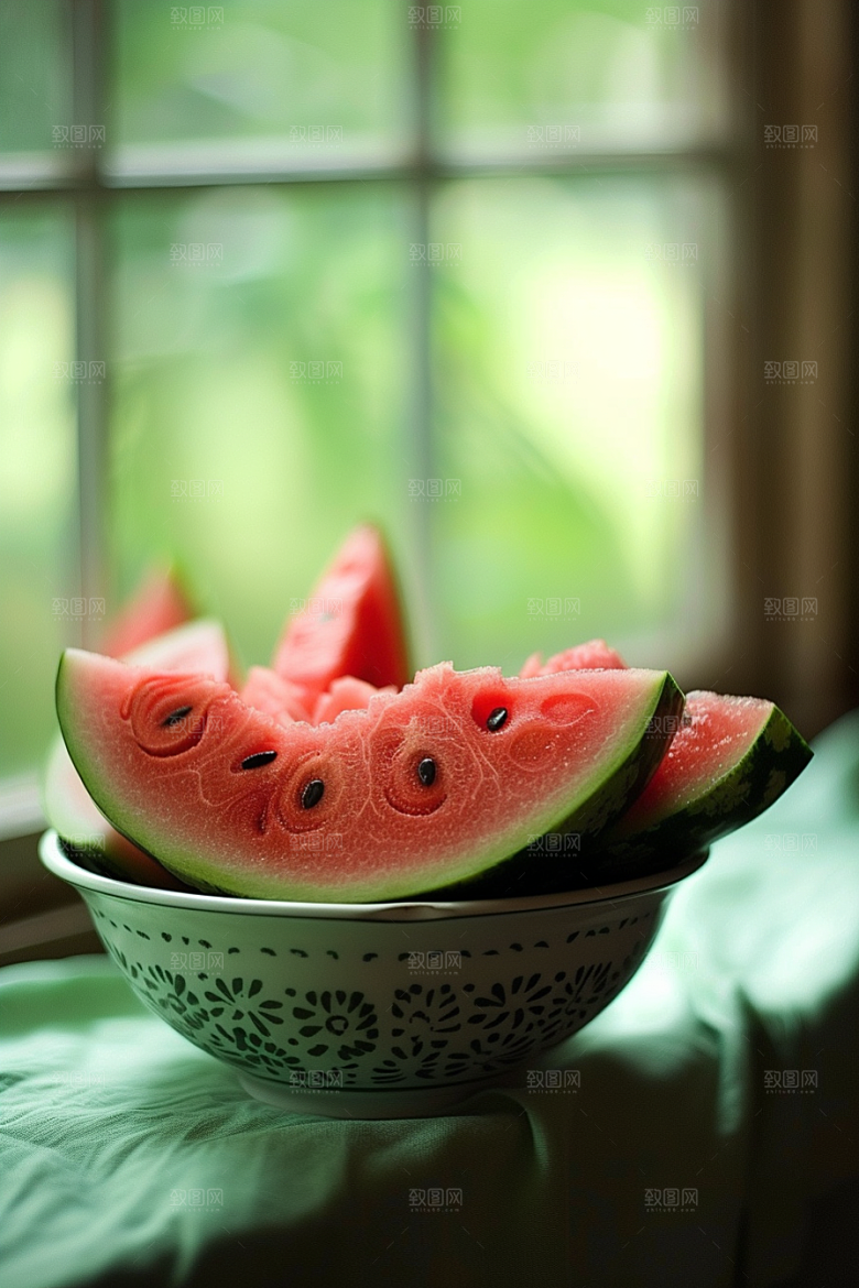 西瓜水果高清立夏
