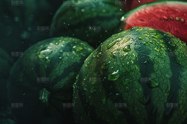 西瓜水果自然夏季