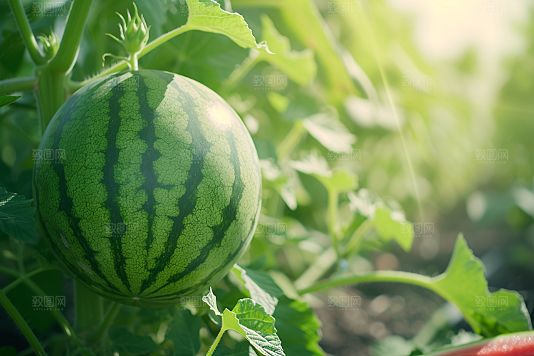 西瓜水果立夏清新