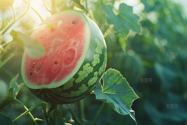 西瓜水果自然夏天