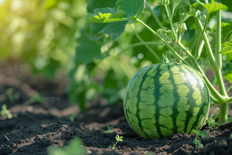西瓜水果清新夏天