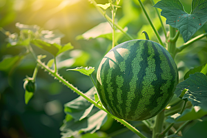 西瓜水果清新夏天