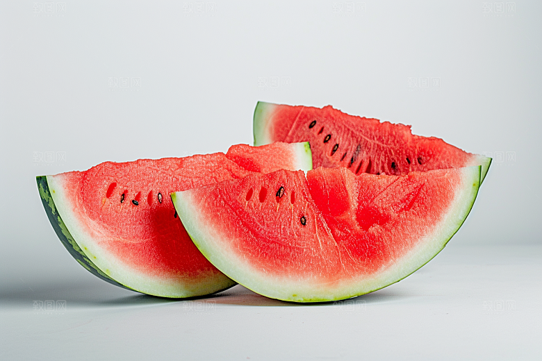 西瓜水果夏季摄影图