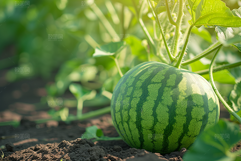 西瓜水果自然清新