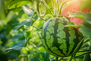 西瓜水果清凉夏天