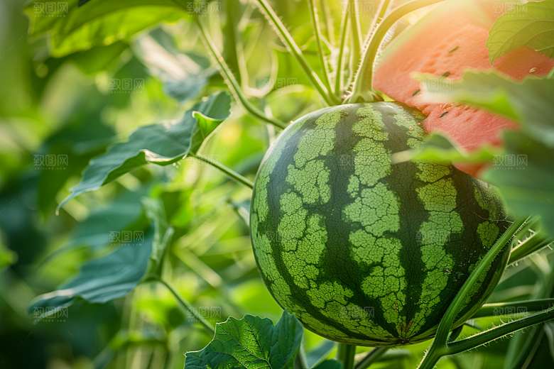 西瓜水果清凉夏天
