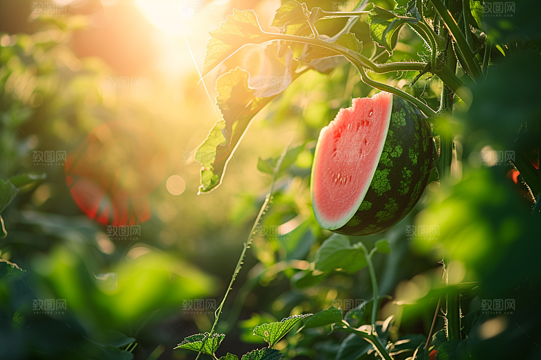 西瓜水果立夏夏季