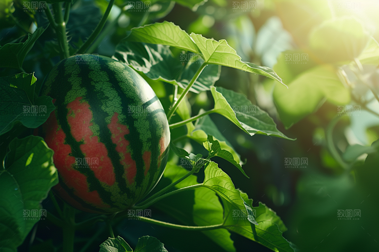 西瓜水果夏季清新