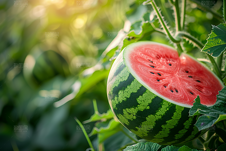 西瓜水果清新立夏