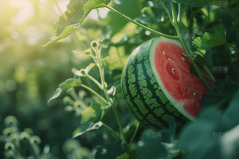 西瓜水果美食夏天