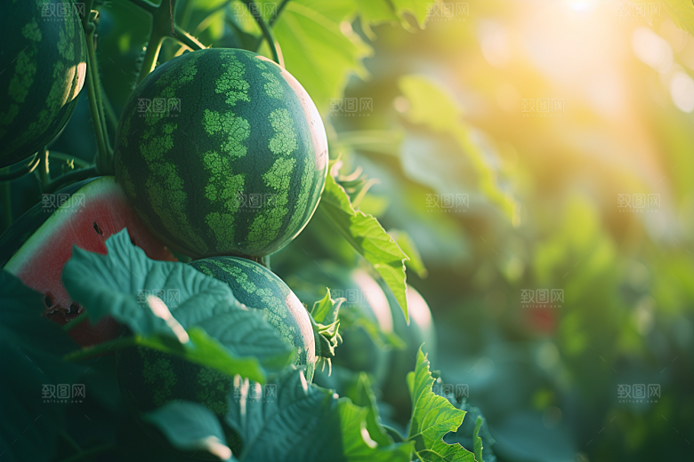西瓜水果仲夏高清