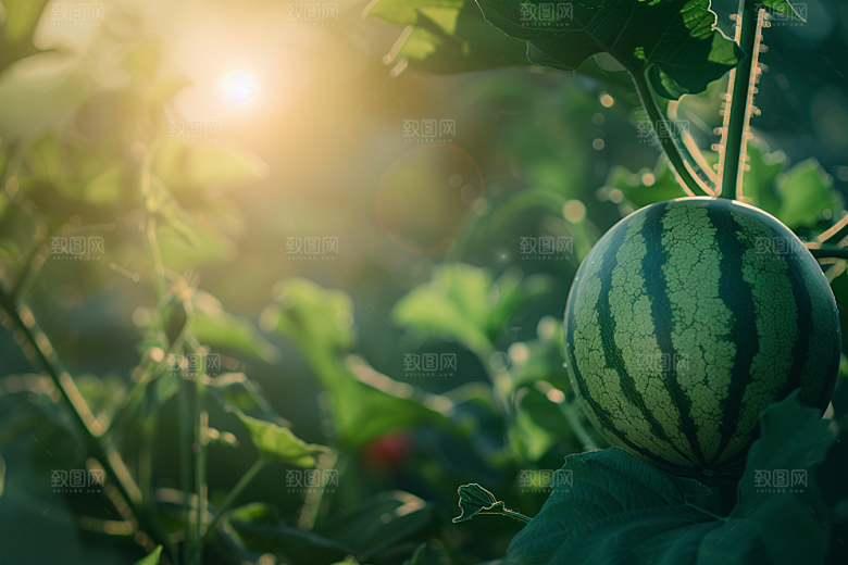 西瓜水果立夏清新