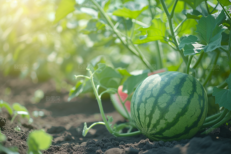 西瓜水果夏季高清
