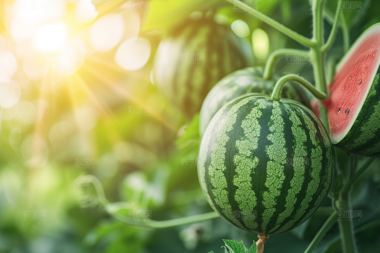 西瓜水果夏季清凉