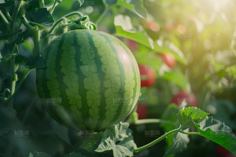 西瓜水果立夏夏天