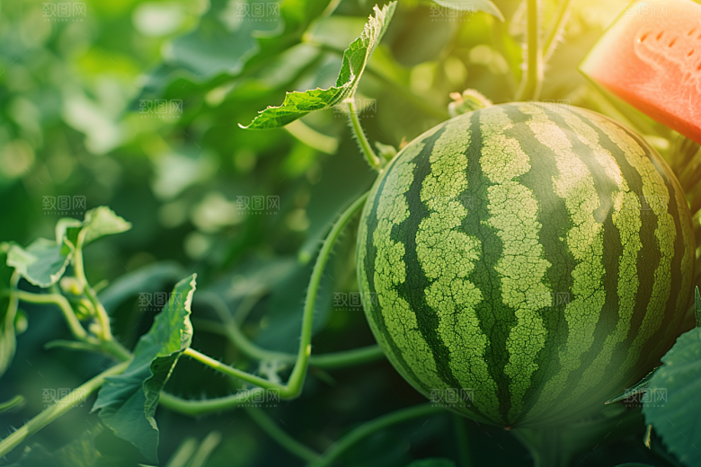 西瓜水果夏季清新