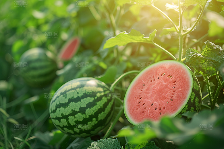 西瓜水果美食夏季
