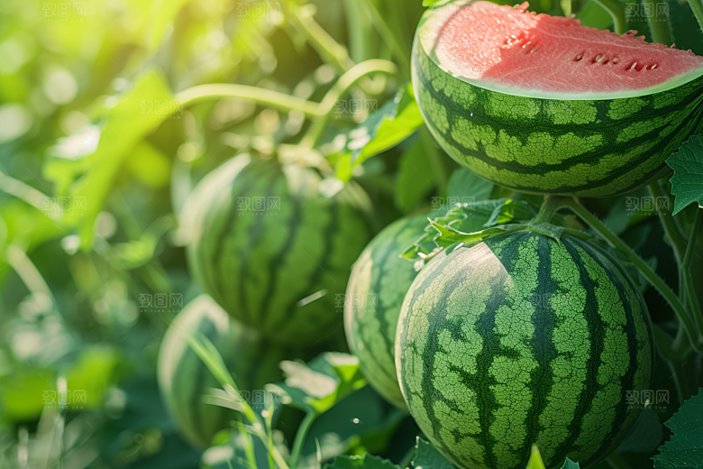 西瓜水果清凉夏季