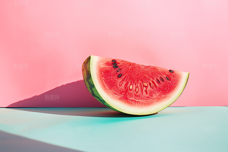 西瓜水果清凉高清