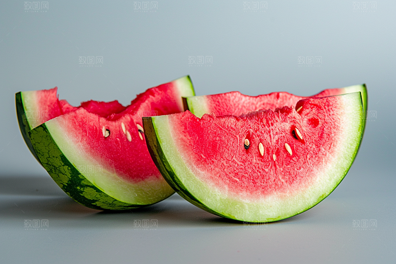 西瓜水果摄影图美食
