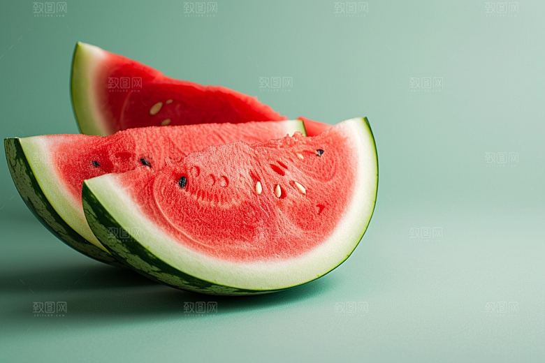 西瓜水果夏季清新