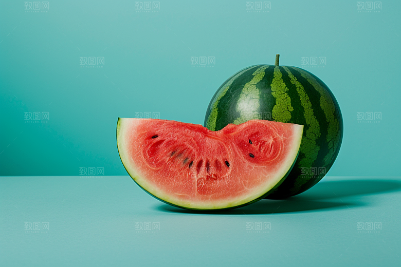 西瓜水果自然美食