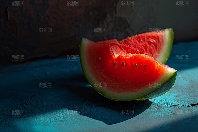 西瓜水果清新夏天