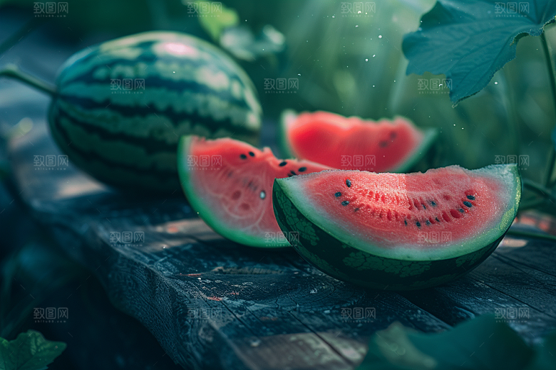 西瓜水果仲夏夏季
