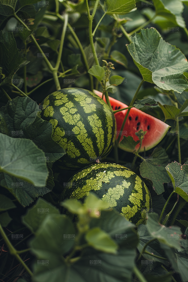 西瓜水果清凉夏季
