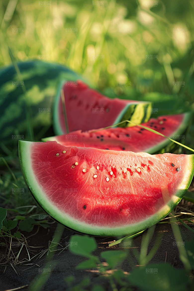 西瓜水果夏天夏季