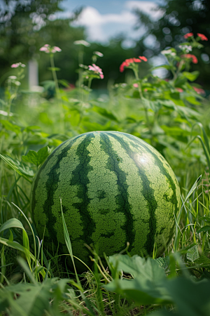 西瓜水果仲夏自然