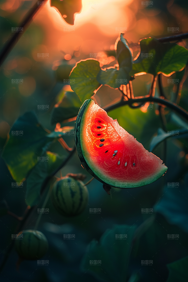 西瓜水果美食立夏