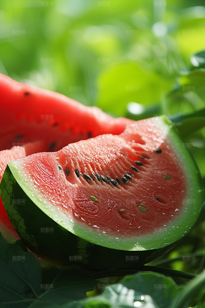西瓜水果仲夏清新