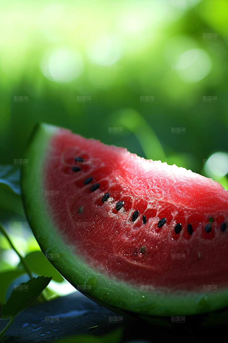 西瓜水果清新夏天