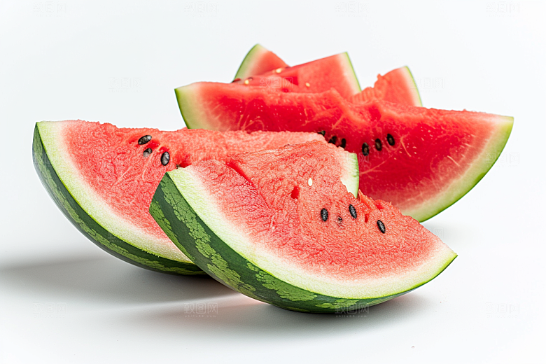 西瓜水果夏季摄影图